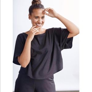 Jamie And The Jones Blank Canvas Top, Black, XS